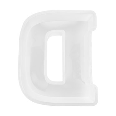 EGNMCR Moule à Gâteau Grand Alphabet Moule en Résine Époxy Moule Lettre Anglaise Moule Lettre Alphabet Moule en Résine