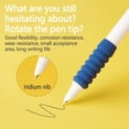 thumbnail image 1 of Aursykel Retractable Fountaining Pen with Super Soft Grip for Relaxedable Long Writing Non slip Grip Smooth German Quality 0.38mm Nib Fast Dry Ink Refillable Easy Use Replaceable Ink Sac, 1 of 8