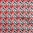 thumbnail image 1 of oneOone Rayon Red Fabric Poker Card Fabric For Sewing Printed Craft Fabric By The Yard 56 Inch Wide, 1 of 4