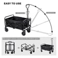 thumbnail image 4 of axGear Chariot Pliable d'Extérieur Pliable Roue Universelle Poignée Réglable, 4 of 7