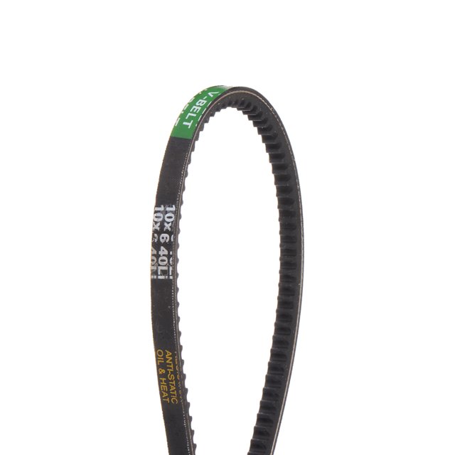 Unique Bargains 640mm Inner Girth 10mm Width Cogged V Belts Rubber Drive Belt