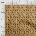 thumbnail image 2 of oneOone Cotton Jersey Yellow Fabric Floral Sewing Craft Projects Fabric Prints By Yard 58 Inch Wide, 2 of 5