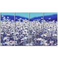 thumbnail image 2 of Amazing Light Blue Chamomile Blossom - Large Flower Canvas Art Print, 2 of 3
