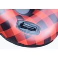 thumbnail image 3 of Pathfinder 61" Inflatable Unisex Double Snow Tube Sled with Red Winter Plaid Graphics, for Ages 3 – 6 Years, 3 of 5