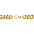 thumbnail image 3 of Collier Chaîne Cubaine pour Homme de 22 Pouces en Acier Inoxydable Jaune - 8 mm, 3 of 4