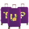 thumbnail image 2 of Travel Accessories Luggage Covers Travel Suitcase Cover Protector Reusable Washable 18-32inch Floral Printed Pattern Series 8floral R S, 2 of 6