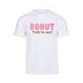 thumbnail image 1 of Mens Donut Talk to Me! Short-Sleeve T-Shirt - White - Medium, 1 of 1