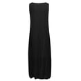 thumbnail image 5 of Fankiway Robe Longue Maxi pour Femmes Grande Taille à Col en V Sans Manches de Plage Ample en Dentelle Patchwork Robe Maxi Robes d'Été de Plage pour Femmes Grande Taille Robes pour Femmes, 5 of 5