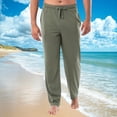 thumbnail image 2 of Plebaso Mens Lounge Pants Elastic Waist Drawstring Pajama Pants Comfy Sleepwear Trousers with Pockets, 2 of 7