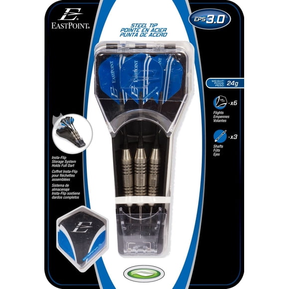 EastPoint Sports EPS 3.0 Steel Tip Dart Set with Deluxe Case