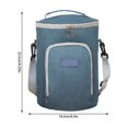 thumbnail image 1 of Bento Lunch Box Round Portable Bento Bag, Student Lunch Box Bag, Adjustable Diagonal Insulation Bag, Picnic Ice Bag, Insulation Bucket Storage Bag, 1 of 6
