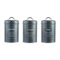 thumbnail image 2 of Rongfmy Metal Kitchen Canister Set coffee and tea Sugar Storage Jars Containers for A Gray, 2 of 9