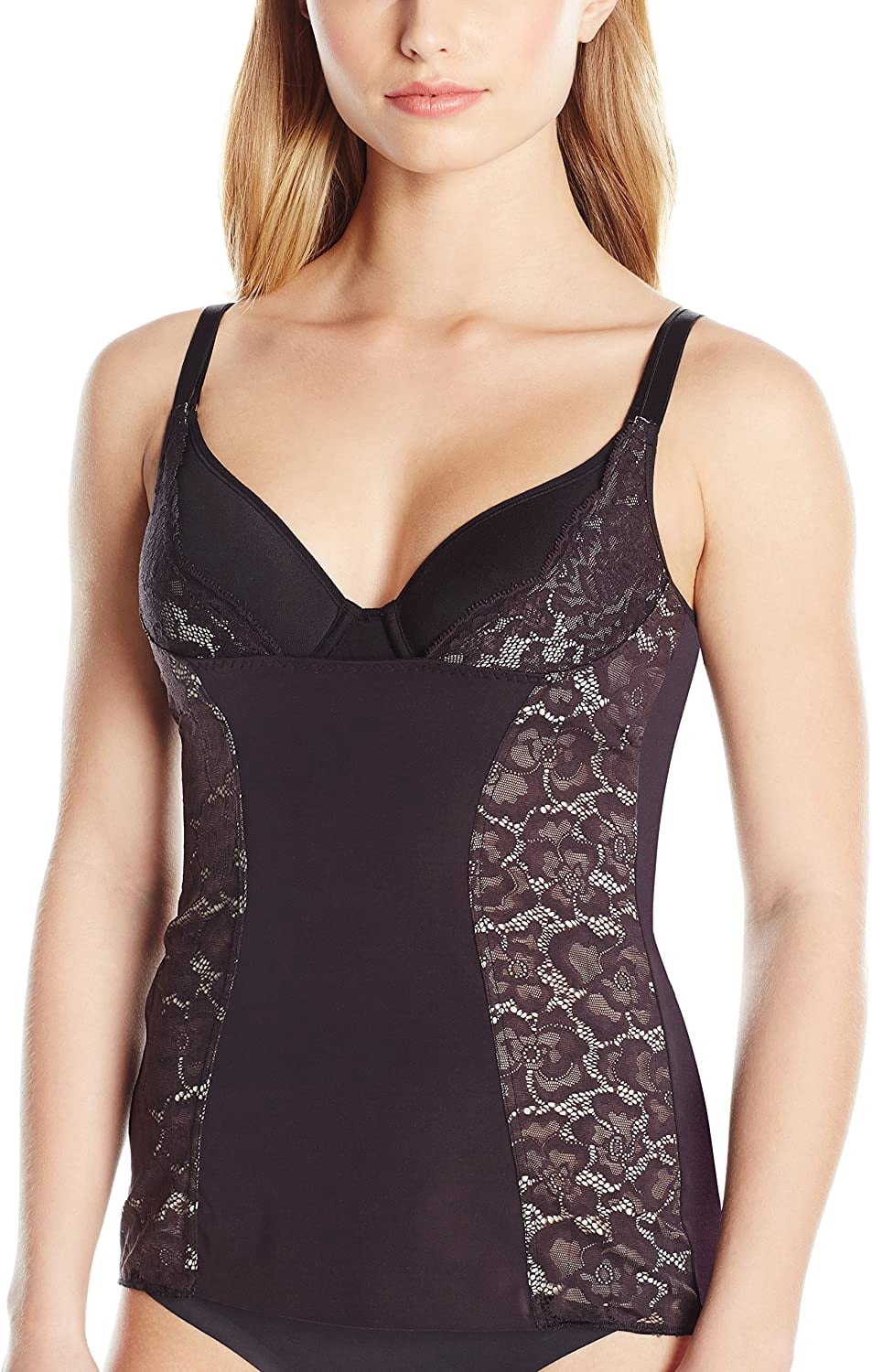 Maidenform Womens Firm Foundations WYOB Torsette, S, Black Combo