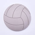 thumbnail image 3 of Maoww 4 Pcs Coussin Mural Anti-Collision Élimine le Bruit Poignée de Porte Pare-Chocs Forme de Volleyball, 3 of 9