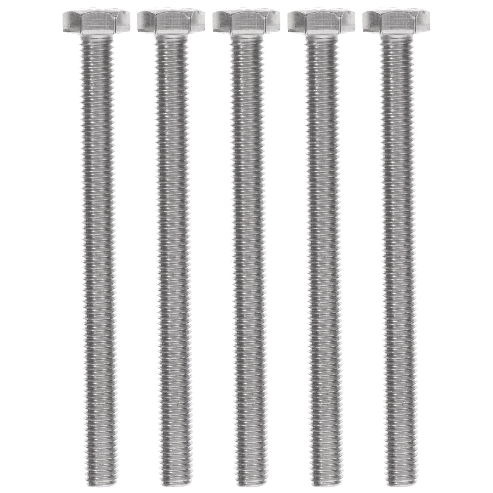 Miangastore Furniture Fastener Binding Screws Bolts Silver 5Pcs 4.1X0.6X0.5In