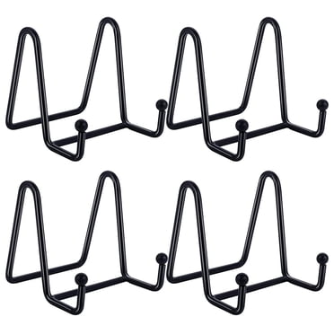 Plate Stands for Display - Iron Easel Stand Plate Holder Display Stand Picture Frame Stand for Pictures