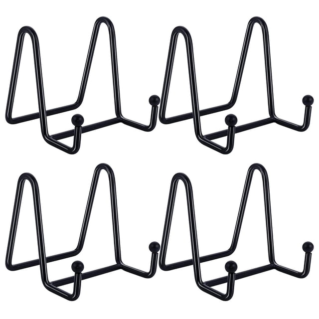 Plate Stands for Display - Iron Easel Stand Plate Holder Display Stand Picture Frame Stand for Pictures