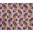 thumbnail image 4 of oneOone Polyester Lycra Fabric Leaves & Floral Block Print Sewing Fabric BTY 56 Inch Wide, 4 of 4