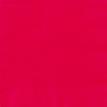 Ruby Red Lunch Napkins, 20ct