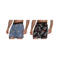 thumbnail image 1 of Fun Boxer Caleçons Courts pour Hommes Boxer, sous-Vêtements Amusants, Lot de 2, 1 of 2