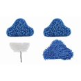 thumbnail image 1 of H2O MOP X5 4-Piece Coral Cloth Pad Set – Reusable Replacement Pads for Steam Mop, 1 of 4