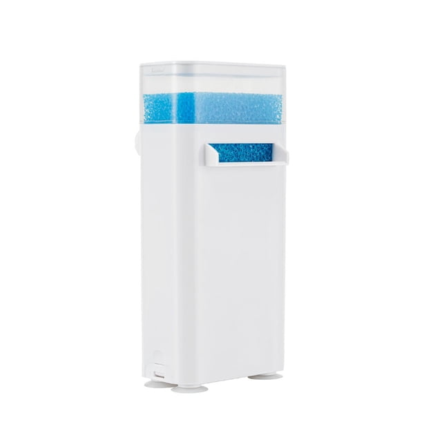 GROWTH TANK Aquarium Pump Filtration System Low Water Level Biochemical Sponge 4 W Double