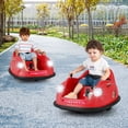 thumbnail image 2 of Gymax 12V Electric Kids Ride on Bumper Car Battery Powered Bumping Car w/ Remote Control Red, 2 of 10