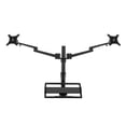 thumbnail image 4 of Aluminum Height Adjust Desktop Dual 17-32 Inch Monitor Holder+12-17 Inch Laptop Holder Stand Full Motion Triple Mount Arm ,Easy to Use, 4 of 6