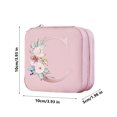thumbnail image 3 of GOYDSY Simple Storage Jewelry Box, 26 Printed Letter Jewelry Organizer, Portable Storage Case for Rings, Earrings, and Necklaces, Stylish Jewelry Box Clearance Sales Today Deals Prime, 3 of 3