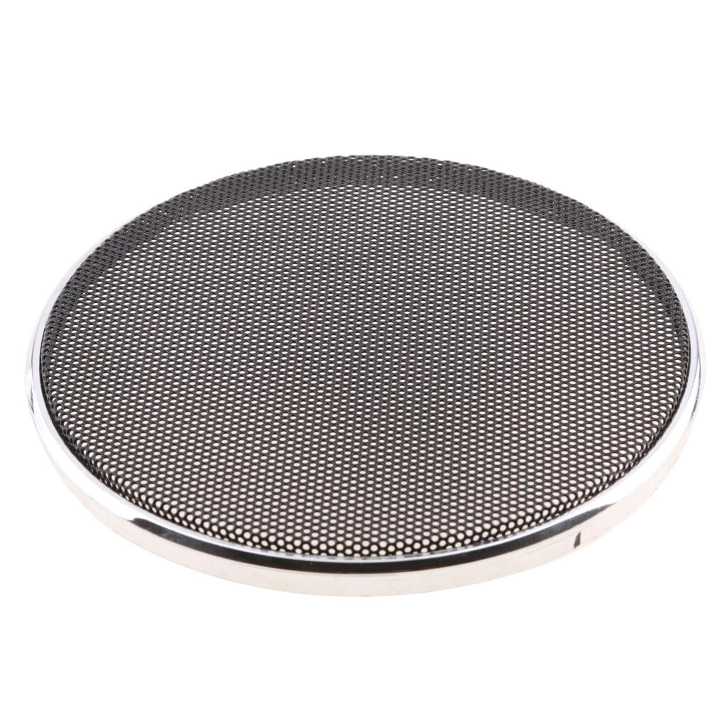 TISHITA Steel Mesh Protective Replacement Speaker for Car Audio Black 5 inch 5inch