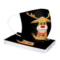thumbnail image 2 of Dpityserensio Christmas Adult Mask Disposable Face Mask Industrial 3Ply Ear Loop, 2 of 9