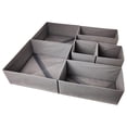 thumbnail image 1 of Ovzne Indoor Storage Box Card Storage Box 6-Piece Foldable Drawer Wardrobe Storage Box Drawer-Style Six-Piece Set Foldable Storage Box Makeup Bag Storage Bag On Clearance, 1 of 5