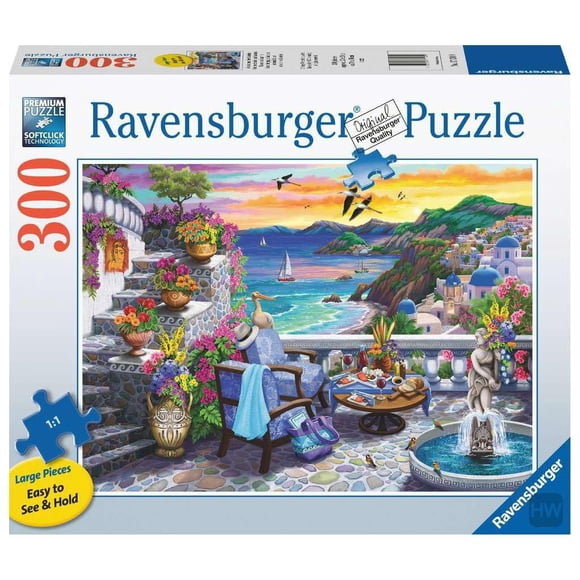 Ravensburger  300 pièces - Coucher de soleil à Santorin Casse-tête