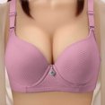 thumbnail image 1 of Kyusrd Plus Size Supportive Bra For Women'S Full Coverage Bra Adjustable Shoulder Straps Bra Soild Color Everyday Bra, 1 of 8