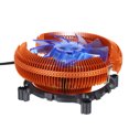 thumbnail image 2 of Amdohai Refroidisseur Hydraulique CPU Ventilateurs de Caloduc Silencieux Dissipateur de Chaleur Remplacement pour Intel 1366 LED Light, 2 of 7