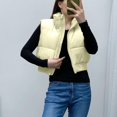 thumbnail image 3 of ORUYROP Veste Courte à Col Montant avec Fermeture Éclair pour Femmes, 3 of 7