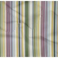 thumbnail image 3 of oneOone Organic Cotton Poplin Twill Fabric Multicolor Stripe Print Fabric BTY 42 Inch Wide, 3 of 3