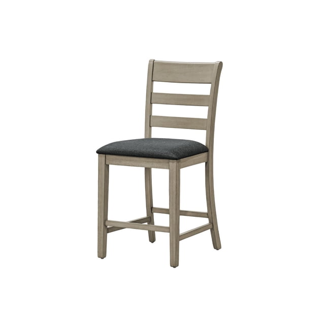 Monarch Specialties Dining Chair, 44" Height, Counter Height, Dining Room, Kitchen, Set Of 2, Upholstered, Side, Transitional