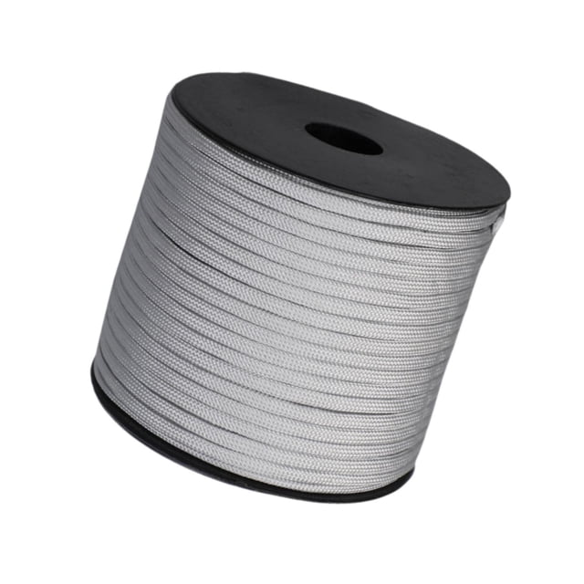 bedienty Paracorde de Camping Multifonction 4 mm Cordon de Parachute Randonnée Survie pour Voyage Gris Argenté 50 m