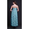thumbnail image 2 of Bimba Robe Longue d'Été Sans Manches à Imprimé Teinture sur Nœuds Décontractée Maxi de Plage pour Femmes - Petit, 2 of 6