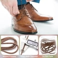 thumbnail image 4 of YFINE Round Waxed Dress Shoes Shoelaces Boots Shoe Laces (2 Pair), 4 of 8