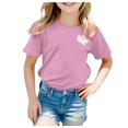 thumbnail image 1 of GDREDA Canada T-Shirts Imprimé Drapeau Filles T-Shirt à Manches Courtes Été Col Rond T-Shirt Coupe Décontractée T-Shirts Basiques, 1 of 4
