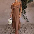thumbnail image 1 of SMihono Summer Plus Size Dress for Women 2023 Mode Casual Printemps Été Manches Courtes Cheville Ronde Robe, 1 of 9