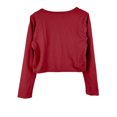 thumbnail image 2 of Bellella Cardigan pour Femmes, Chandail, Veste à Manches Longues, Haut Léger, Cardigan Ample à devant Ouvert, Chemisier pour Femmes, Rouge, P, 2 of 4
