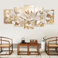 thumbnail image 1 of Liquidation! Art Mural de Mode Peinture sur Toile 5 Pcs Mode Belle Fleur, 1 of 3