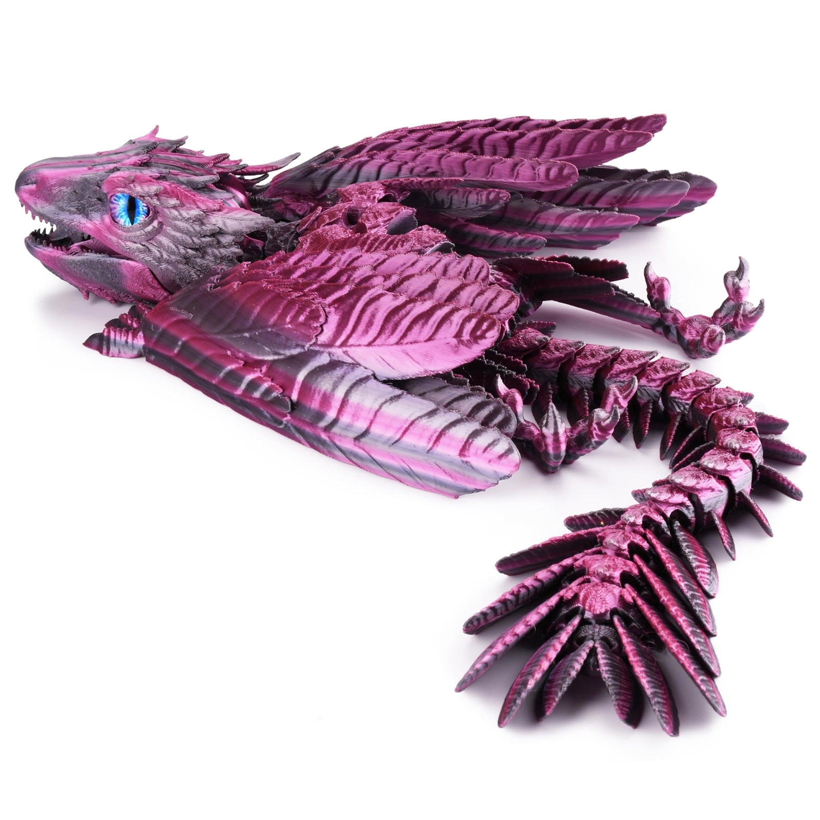 Œuf De Dragon Imprimé 3D – Dragon Articulé Lumineux – Brille Dans Le Noir – Figurine Collection – Décoration Bureau Ou Veilleuse