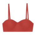 thumbnail image 1 of RKSTN Bras for Women Traceless Comfortable No Steel Ring Removable shoulder strap Convertible Bras Solid Color Breathable Gathering Push up Strapless Bras, 1 of 3