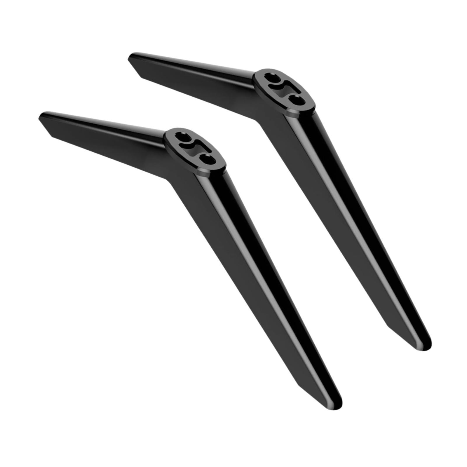Miulika 2 Pieces TV Stand Desktop Bracket Upgraded Base Stand for LED Flat Screen TV