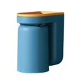 thumbnail image 2 of veasfak 4xToothbrush Holder with Gargle Cup No Drill Storage Box for Adults Blue, 2 of 9