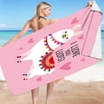 thumbnail image 1 of LSLJS Beach Towel Summer Beach Essentials Beach Towels Microfiber Beach Towel Super Lightweight Colorful Bath Towel Sandproof Beach Blanket Multi-Purpose Towel for Travel Swimming Pool 30x60 Inch, 1 of 4